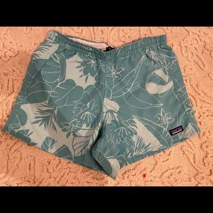 Turquoise Patagonia Baggies Shorts